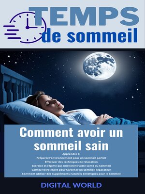 cover image of Temps de sommeil
